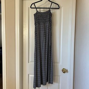 Navy maxi dress